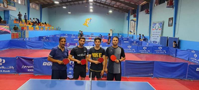 حضور تیم تنیس روی میزجیرفت در لیگ برتر استان